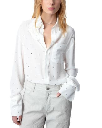 Tyrone Silk Rhinestone Shirt | Bloomingdale's (US)