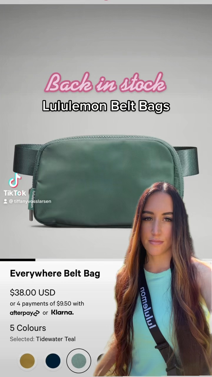 Lululemon Everywhere Belt Bag Crossbody Bag Pale Raspberry in