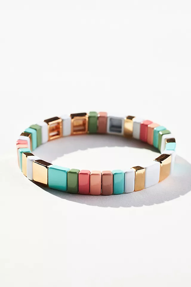 Colorful Chicklet Bracelet | Anthropologie (US)