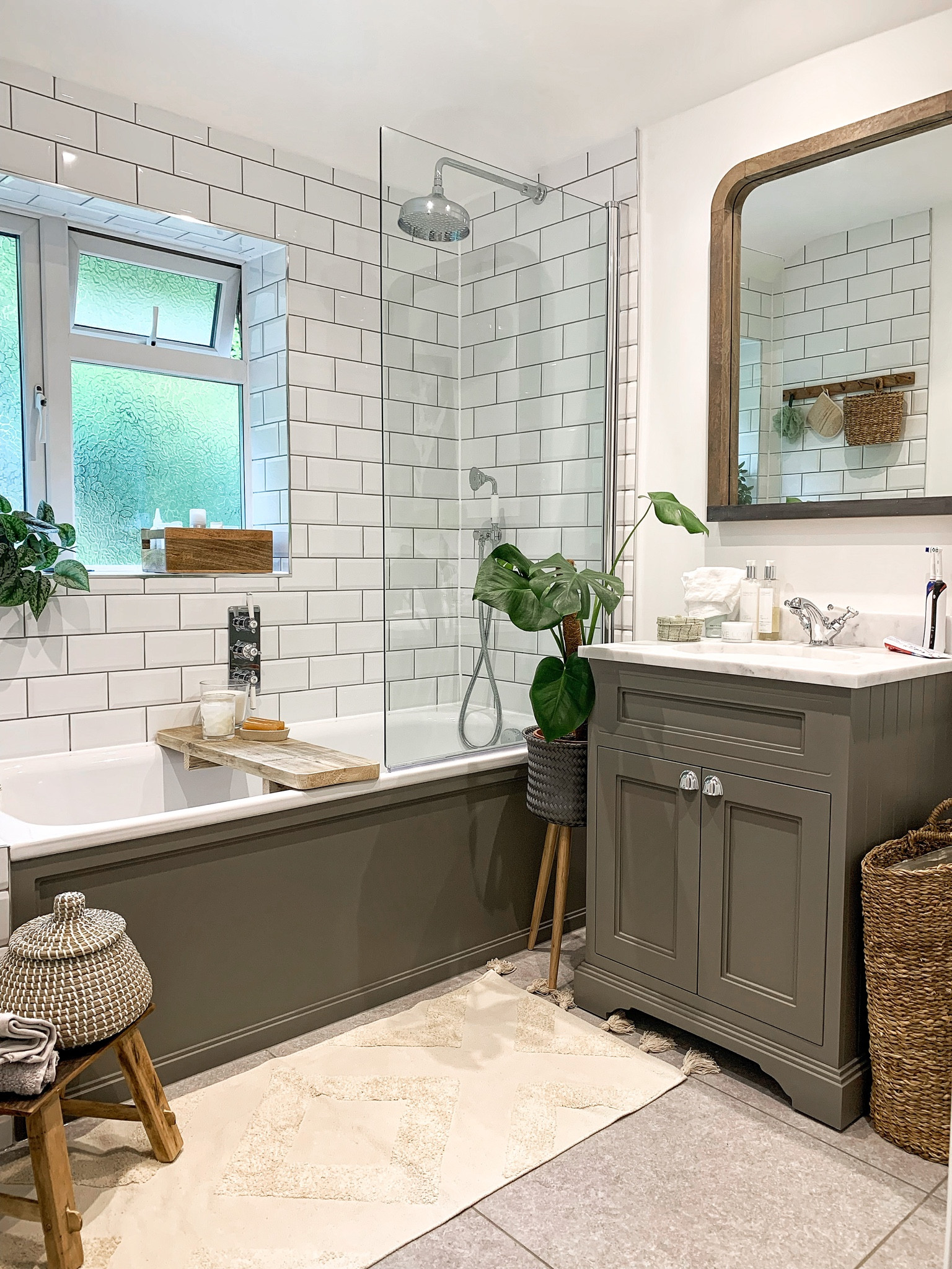 The bathroom vanity unit is Olive green from the bathroom company but this is a similar colour 

#LTKeurope #LTKhome #LTKfindsunder50