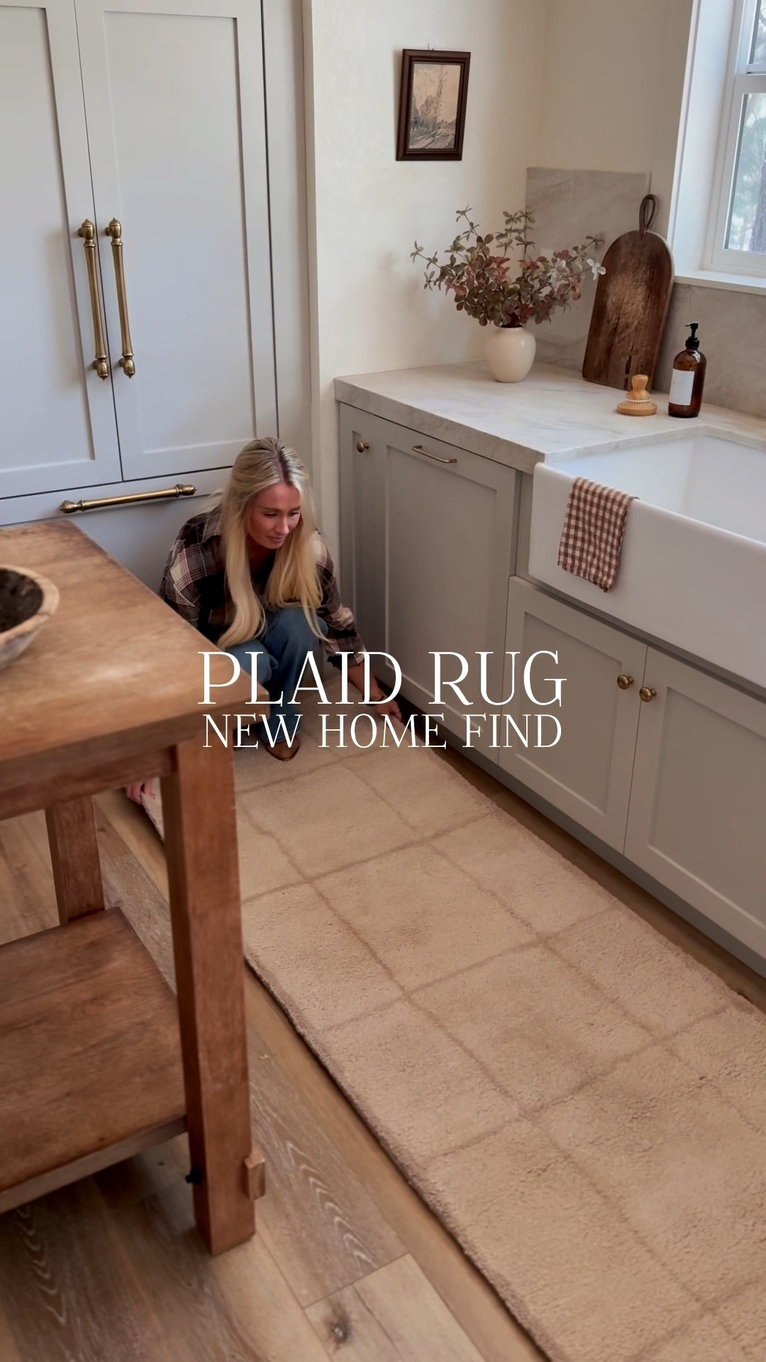 New home find for fall!  This plaid rug/runner is so cute! Super thick and cozy too 

#LTKHome