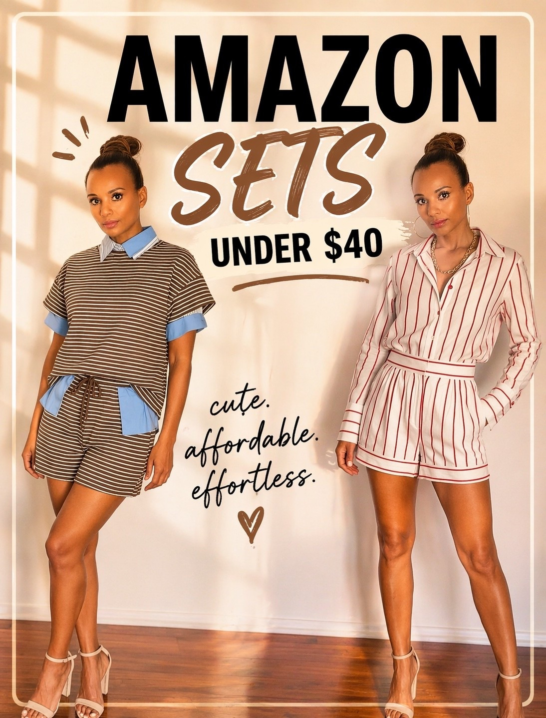 Amazon sets under $40 🤎
Cute, comfy & effortless looks you’ll wear on repeat ✨
Linked in my LTK

#LTKunder50 #AmazonFinds #AmazonFashion #MatchingSet #OOTD #AffordableStyle #LTKstyle

#LTKMothersDay #LTKSaleAlert #LTKootd