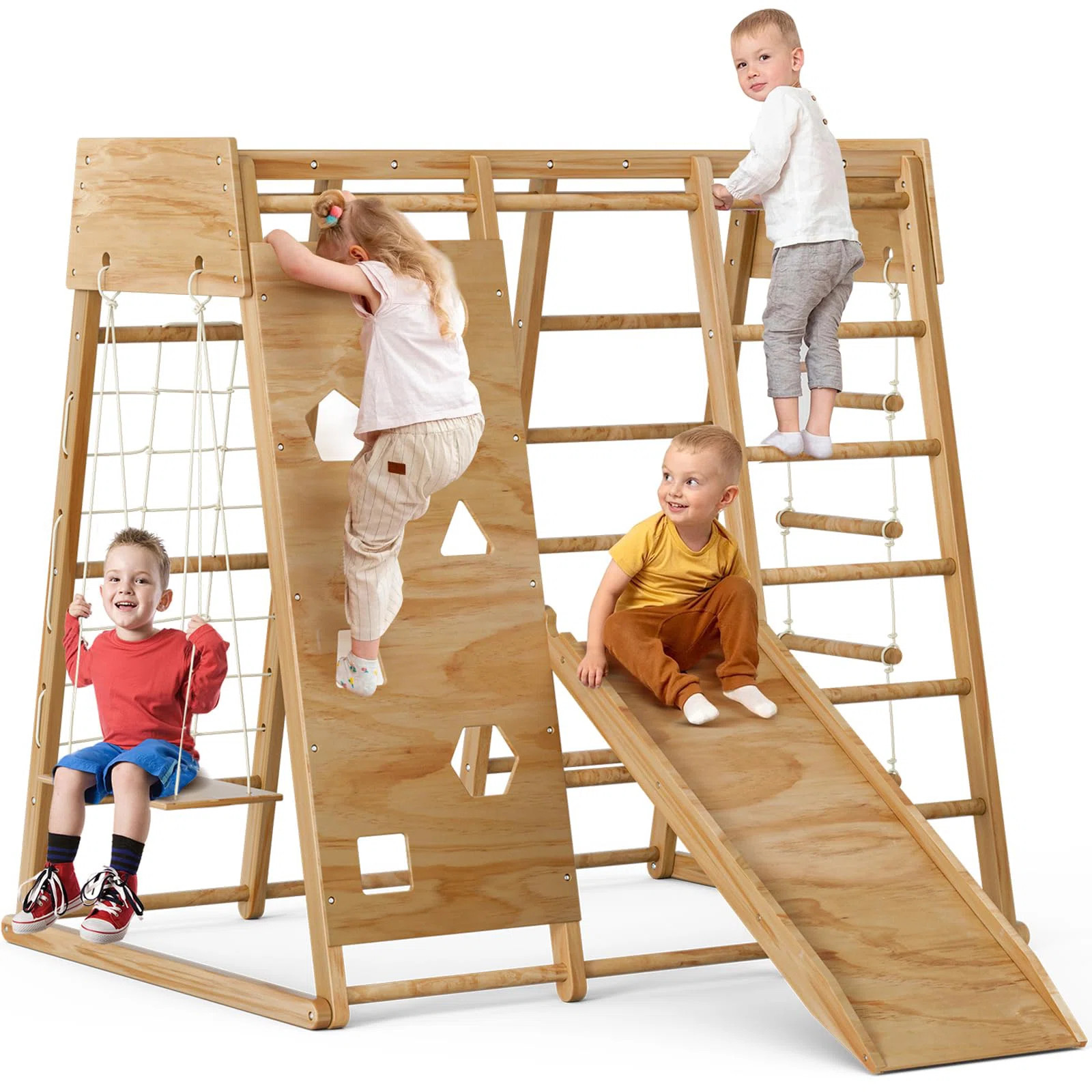 Jovego 58.7'' W Indoor Wood Climber | Wayfair | Wayfair North America
