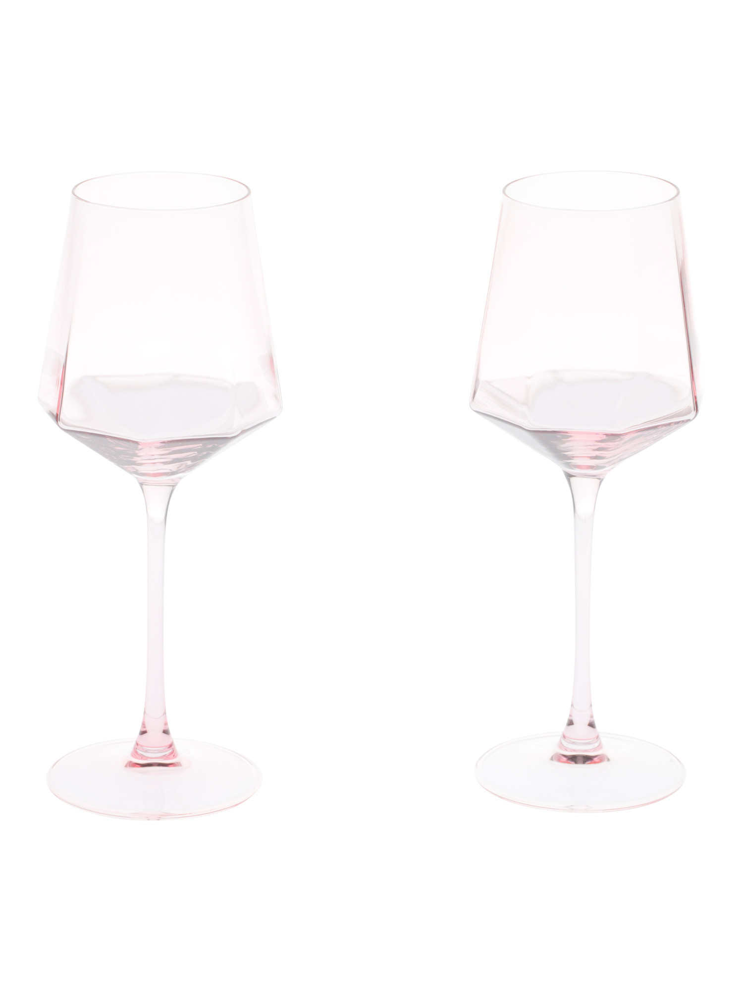 Set Of 2 Diamond Wine Glasses | TJ Maxx