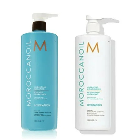 ($125 Value) Moroccanoil Hydrating Shampoo and Conditioner Set 33.8 OZ Each | Walmart (US)