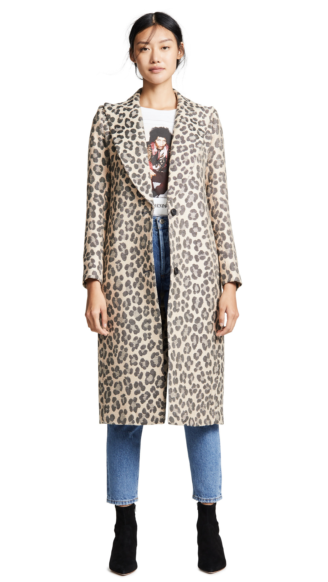 SMYTHE Peaked Lapel Coat | Shopbop