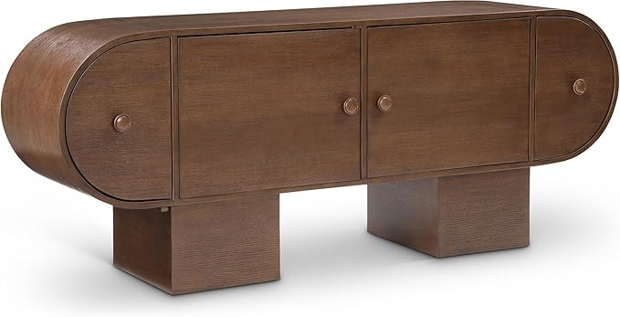Meridian Furniture 77044Brown Harlow Collection Art Deco Sideboard/Buffet with Rich Brown Finishe... | Amazon (US)