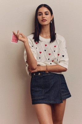 The Kit High-Rise Utility Skort by Pilcro | Anthropologie (US)