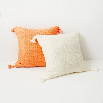 Textured Solid Square Throw Pillow - Opalhouse™ designed with Jungalow | Target