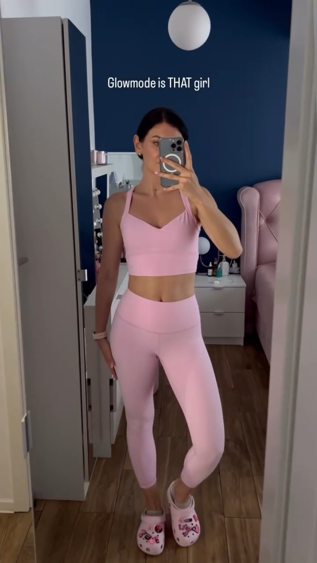 These barbie sets are so soft & perfect 🎀💗 #gymset  #gymgirlies @glowmode_official