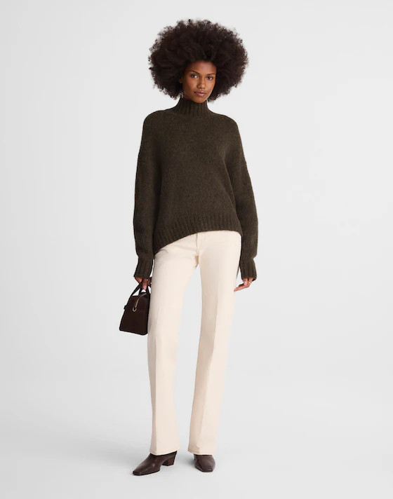 Chunky-Knit Alpaca-Blend Turtleneck | Madewell