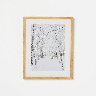 16&#34; x 20&#34; Forest Framed Under Plexi Poster Prints White - Threshold&#8482; designed with ... | Target