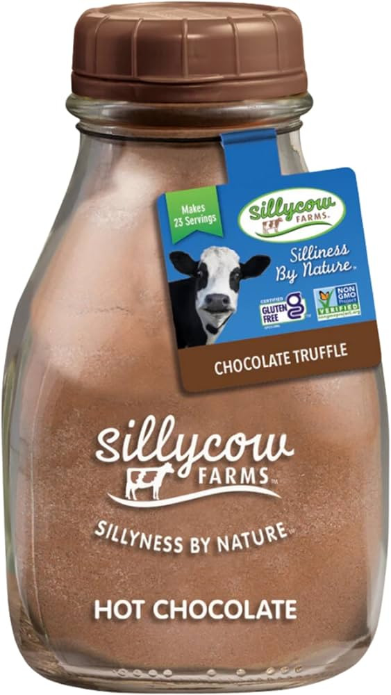 Sillycow Farms Hot Chocolate Mix Truffle Flavor | Vegan, Nut Free Certified Quality Cocoa Powder ... | Amazon (US)