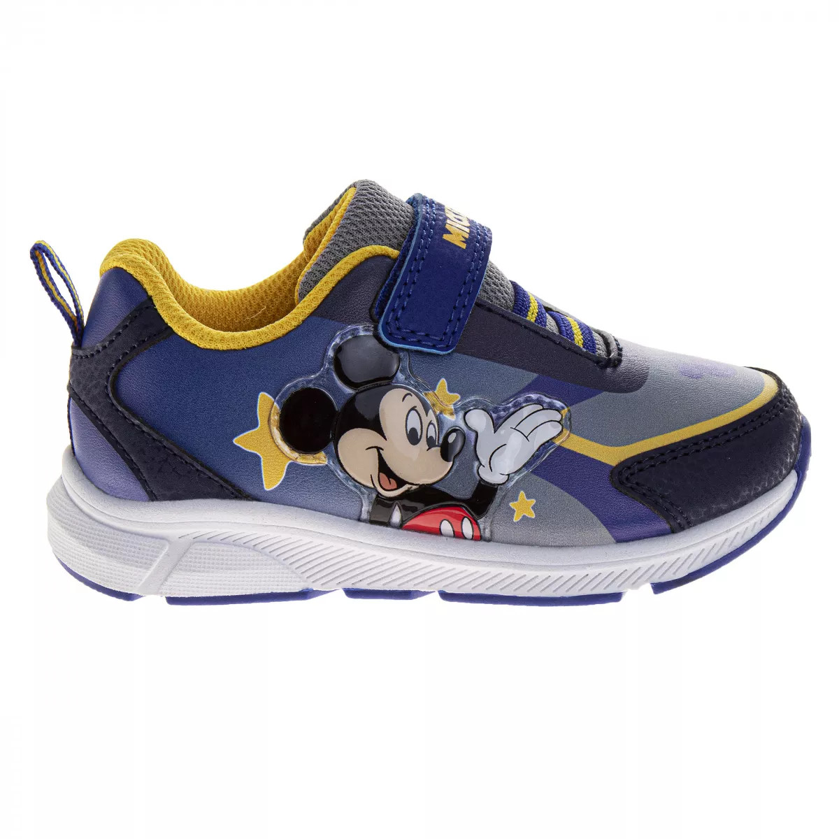 Kids Mickey Mouse Stars Velcro Sneakers - Size 10 | Target