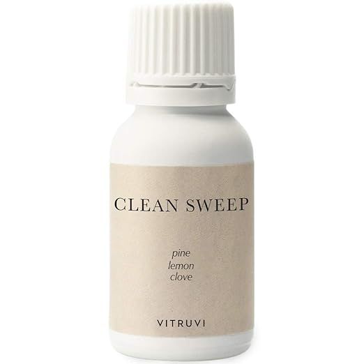 vitruvi Clean Sweep, Fresh Essential Oil Blend, 100% Pure Pine, Lemon and Clove (0.5 fl.oz) | Amazon (US)