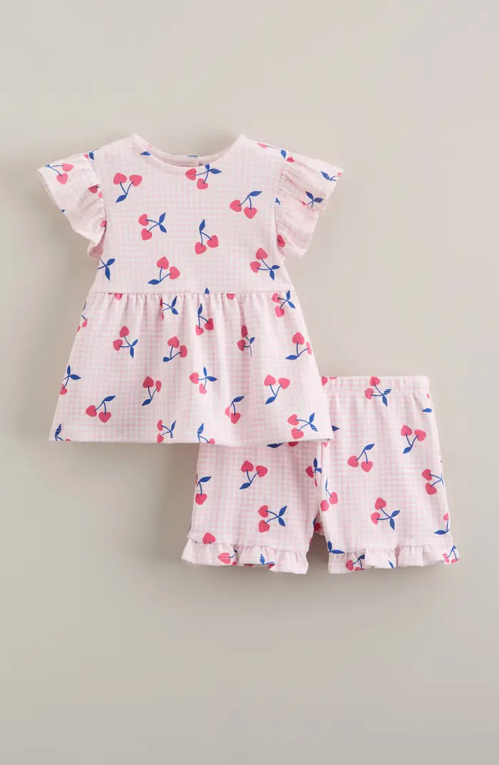 Flutter Cotton T-Shirt & Shorts Set | Nordstrom