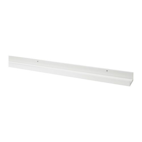 Modern White Floating Ledge for Photos, Pictures and Frames 45.25 inch Long | Amazon (US)