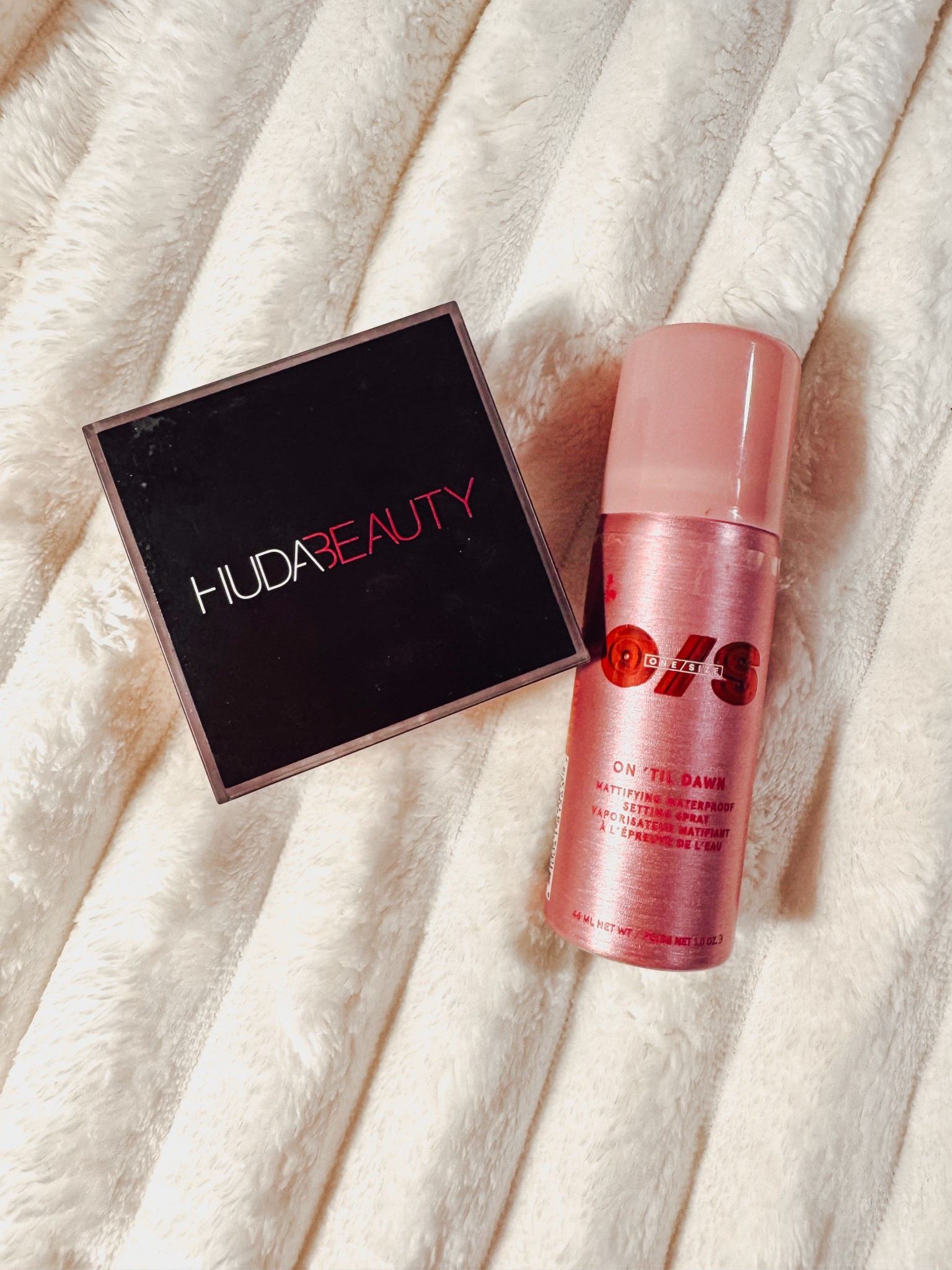 Ready for Spring and Summer with my go-to Huda Beauty Setting Powder in peach pie and mattifying setting spray.  

#LTKTravel #LTKBeauty #LTKFindsUnder50