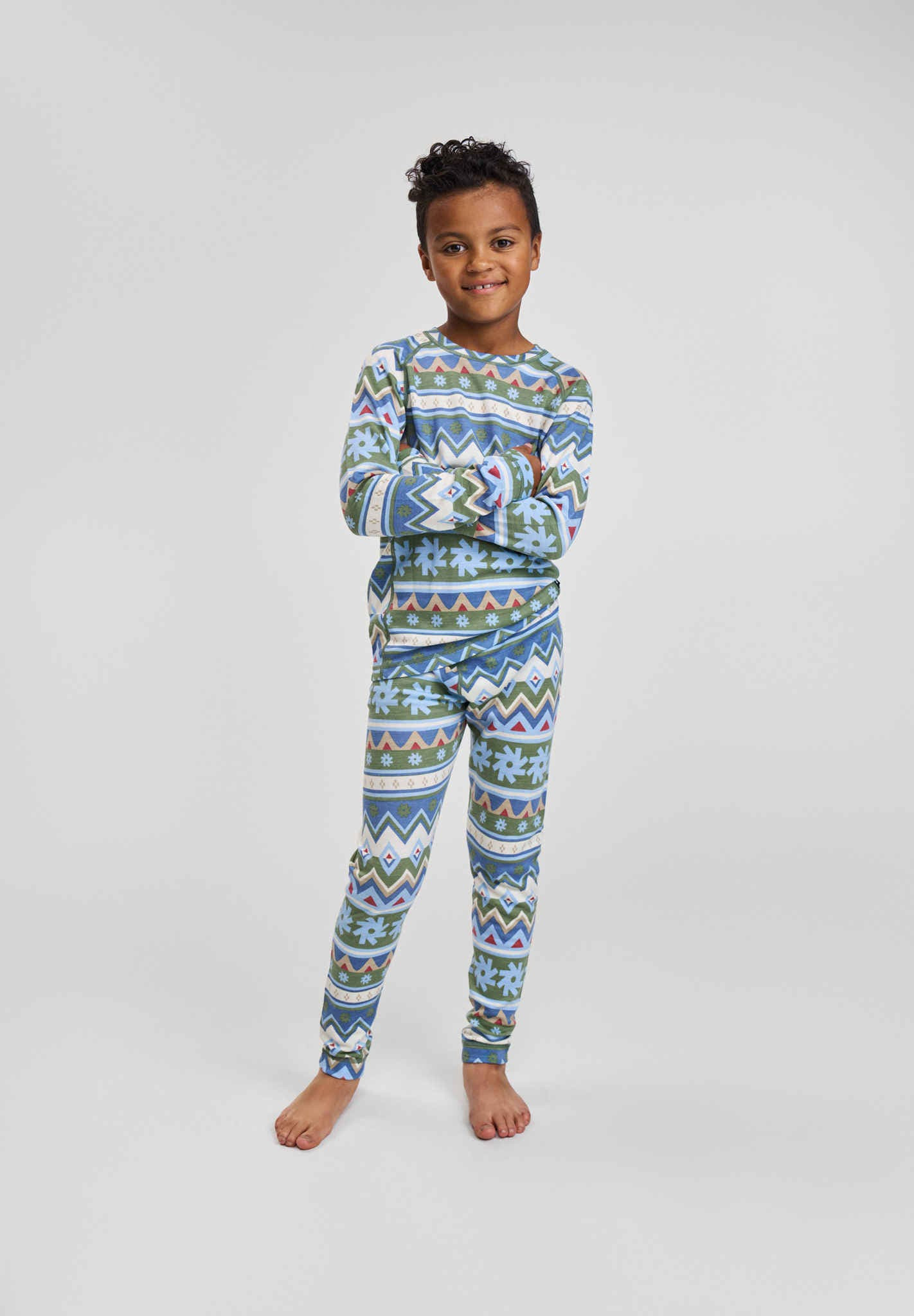 Reima Taitoa - Kids' Merino Wool & Lyocell Base Layer Set | Reima Oy