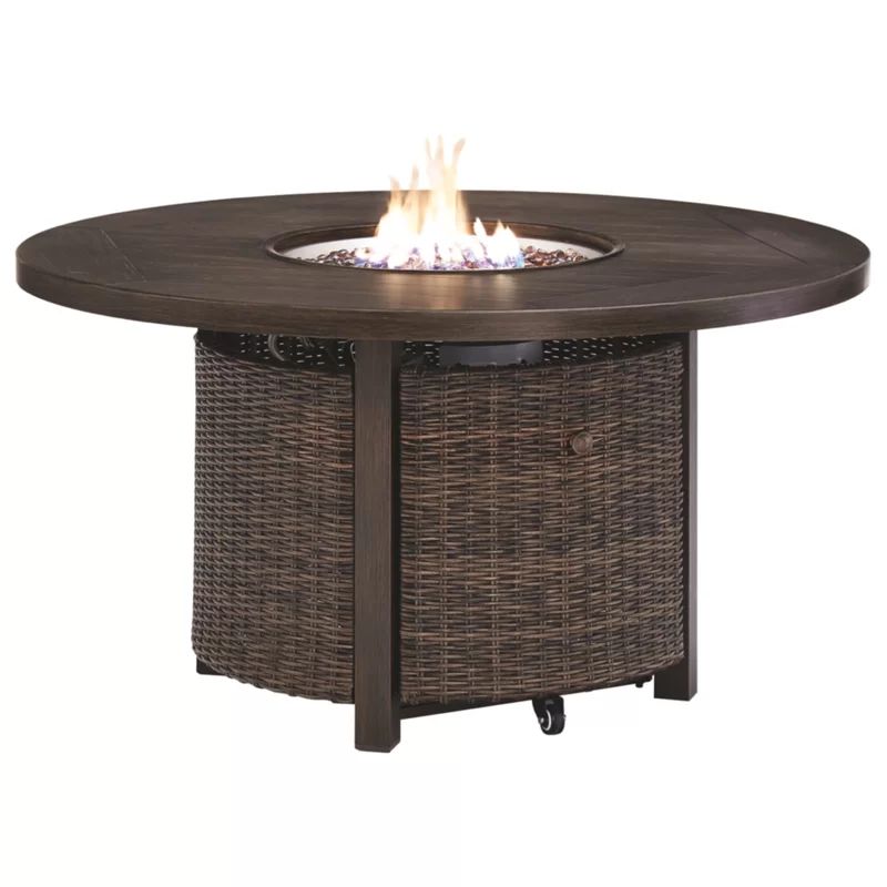 Estill Aluminum Propane/Natural Gas Fire Pit Table | Wayfair North America