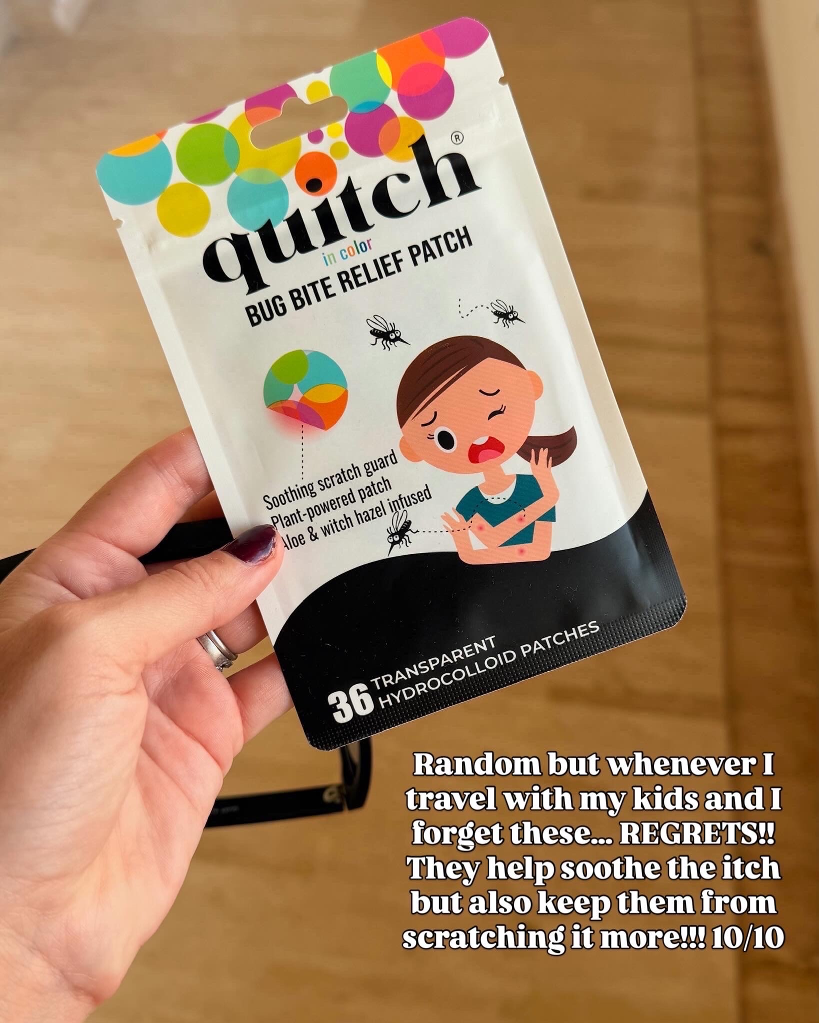 I highly recommend these bug bite relief patches! Miller and I swell up really bad when we are bit by mosquitoes and these help so much!

#LTKdayinmylife #LTKmomlife #LTKKids