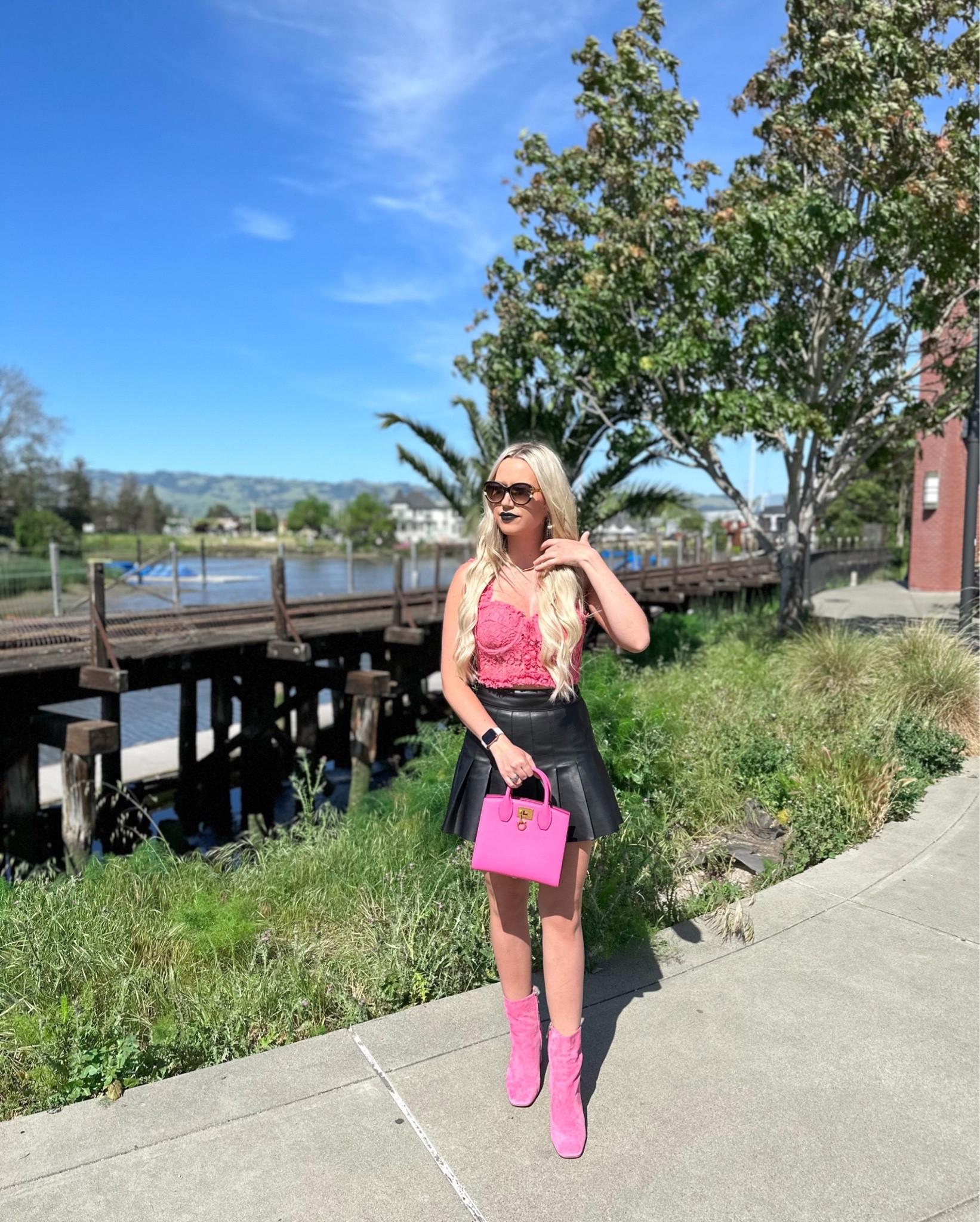Love this edgy outfit for spring! Corset top and skirt are sold out, but linked similar styles below 💕

Boots: 9.5

Lace Corset | Bustier | Edgy | Booties | Ankle Boots | Faux Leather | Vegan Leather | Pleated Miniskirt

#LTKSeasonal