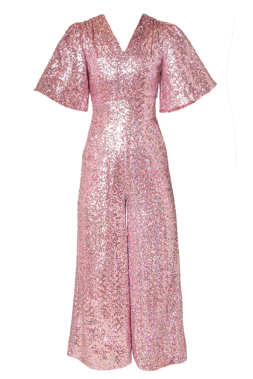 Bejeweled Sequin Jumpsuit | Ivy City Co