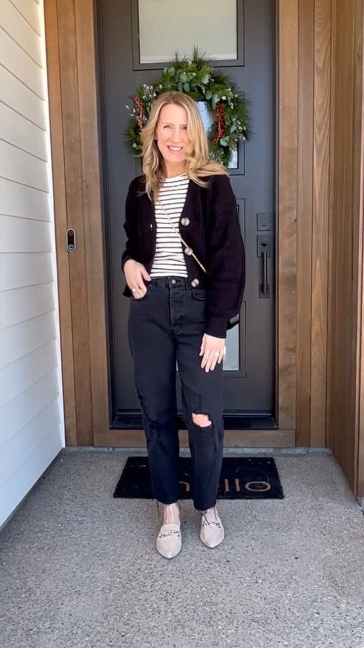 GRWM weekend style! I’m pairing this high neck tank with high waisted Agolde jeans, Steve Madden mules and a black H&M cardigan. #grwm #weekend #spring #casual #weekendstyle #springstyle

#LTKSeasonal #LTKunder100 #LTKstyletip