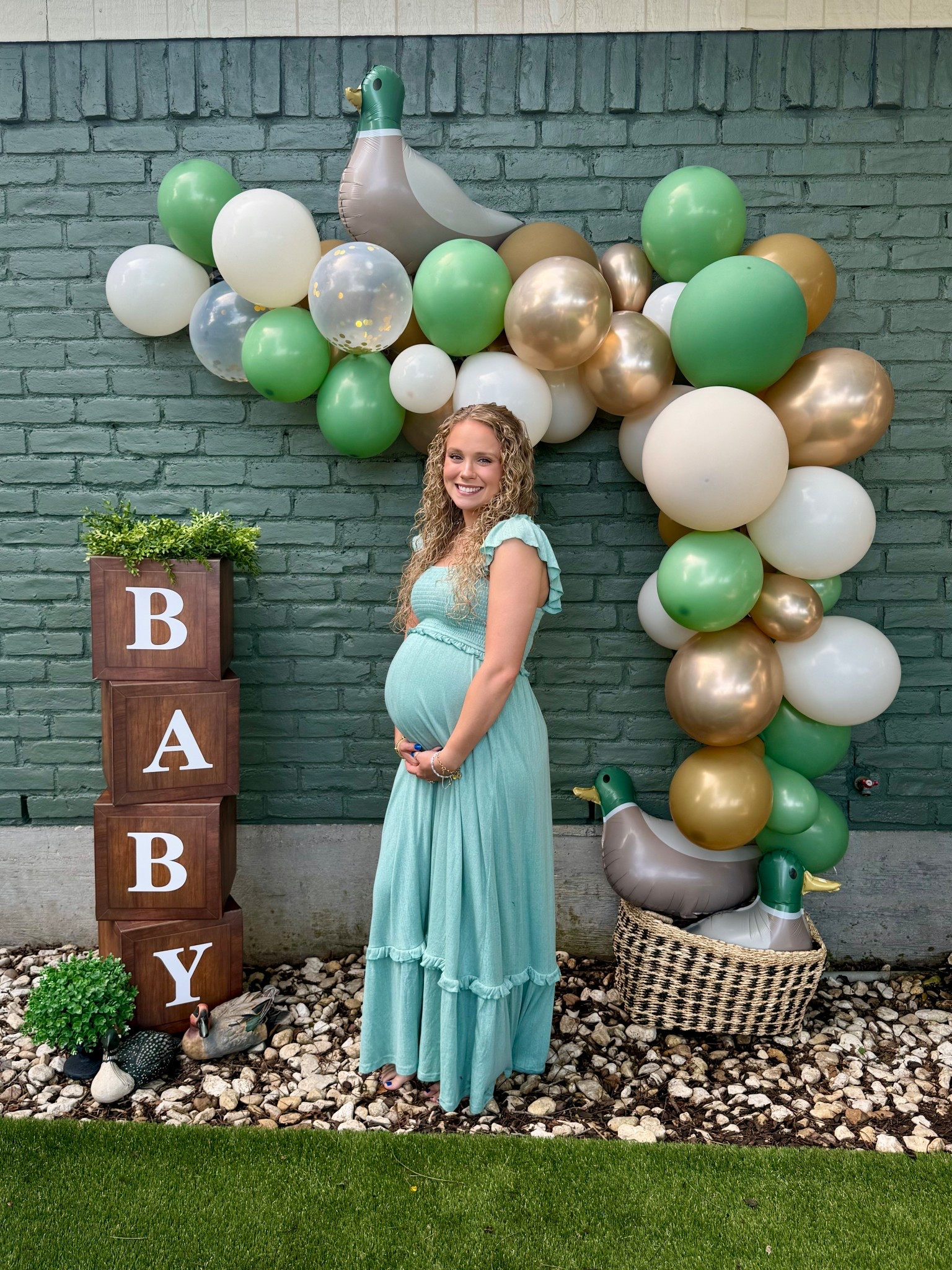 Maternity dress 🩵

#LTKBump