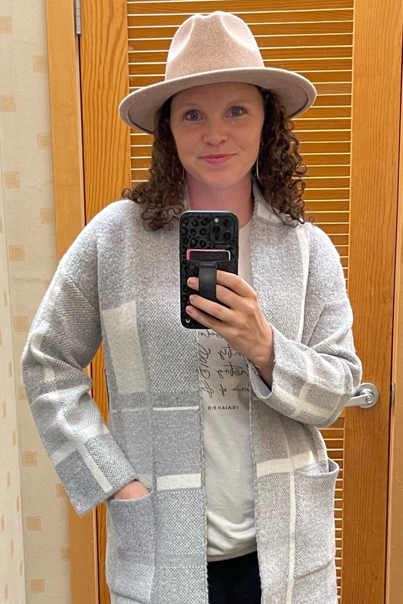 Dressing room try on with this adorable long duster!! I’m wearing a Medium! Get yours for $24.99 (originally $102) ✨

#LTKsalealert #LTKfindsunder50 #LTKGiftGuide