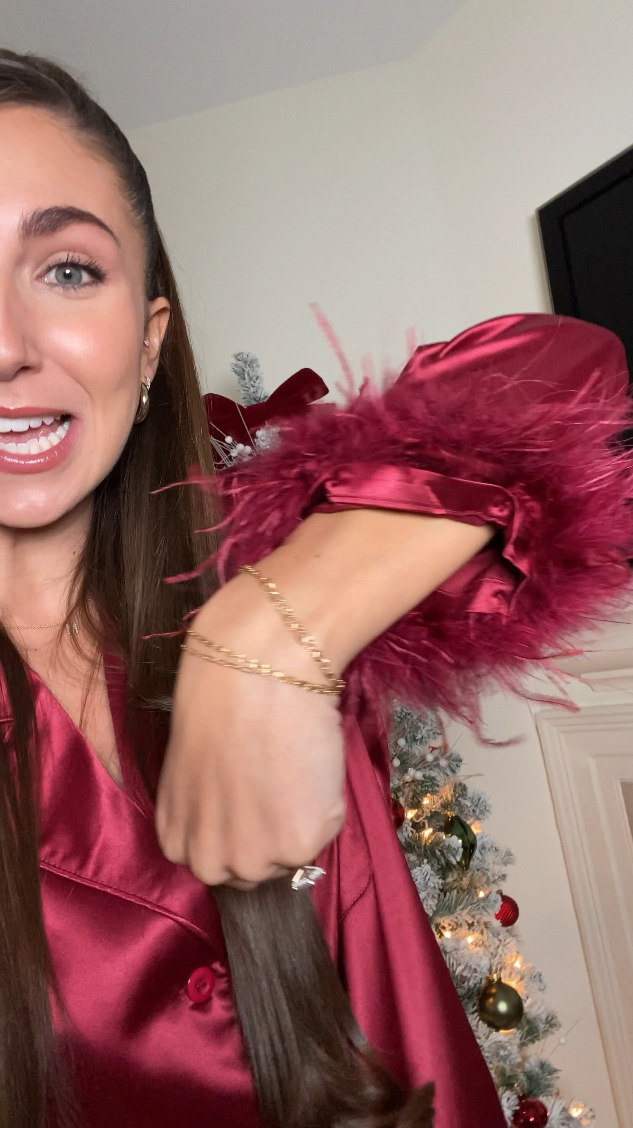 Removable feather pajamas!!!😍 This burgundy set makes for great Christmas pajamas but can also be worn all year!

#LTKGiftGuide #LTKFindsUnder50 #LTKHoliday