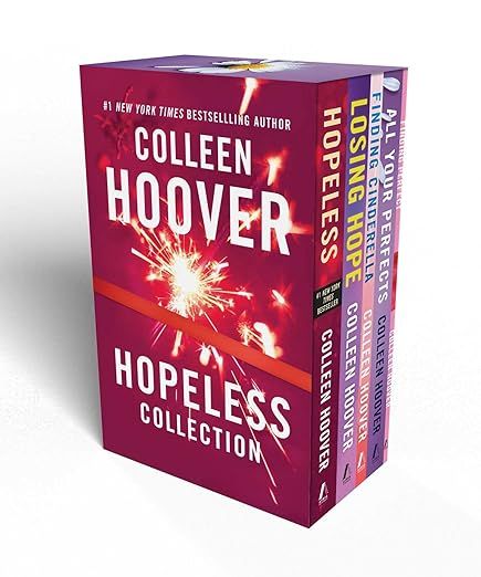 Colleen Hoover Hopeless Boxed Set: Hopeless, Losing Hope, Finding Cinderella, All Your Perfects, ... | Amazon (US)