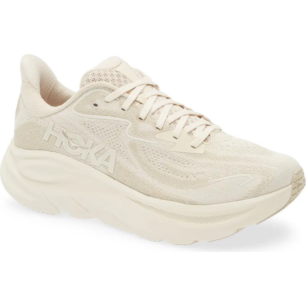 HOKA Clifton 10 Running Shoe - Wide Width Available in Oatmeal/oat Milk at Nordstrom, Size 8 | Nordstrom