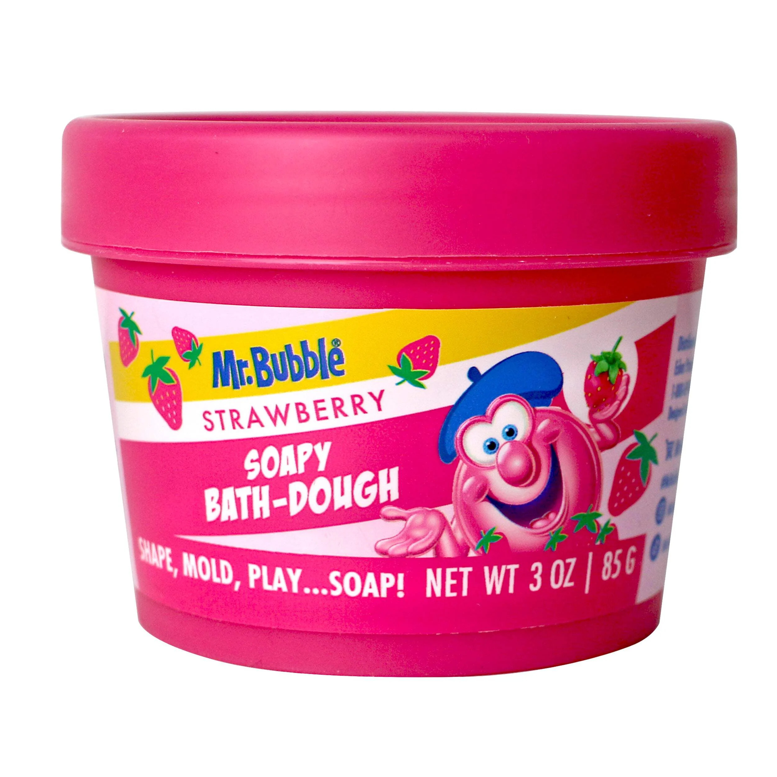 Mr. Bubble Soapy Bath Dough, Strawberry, 3 oz. | Walmart (US)