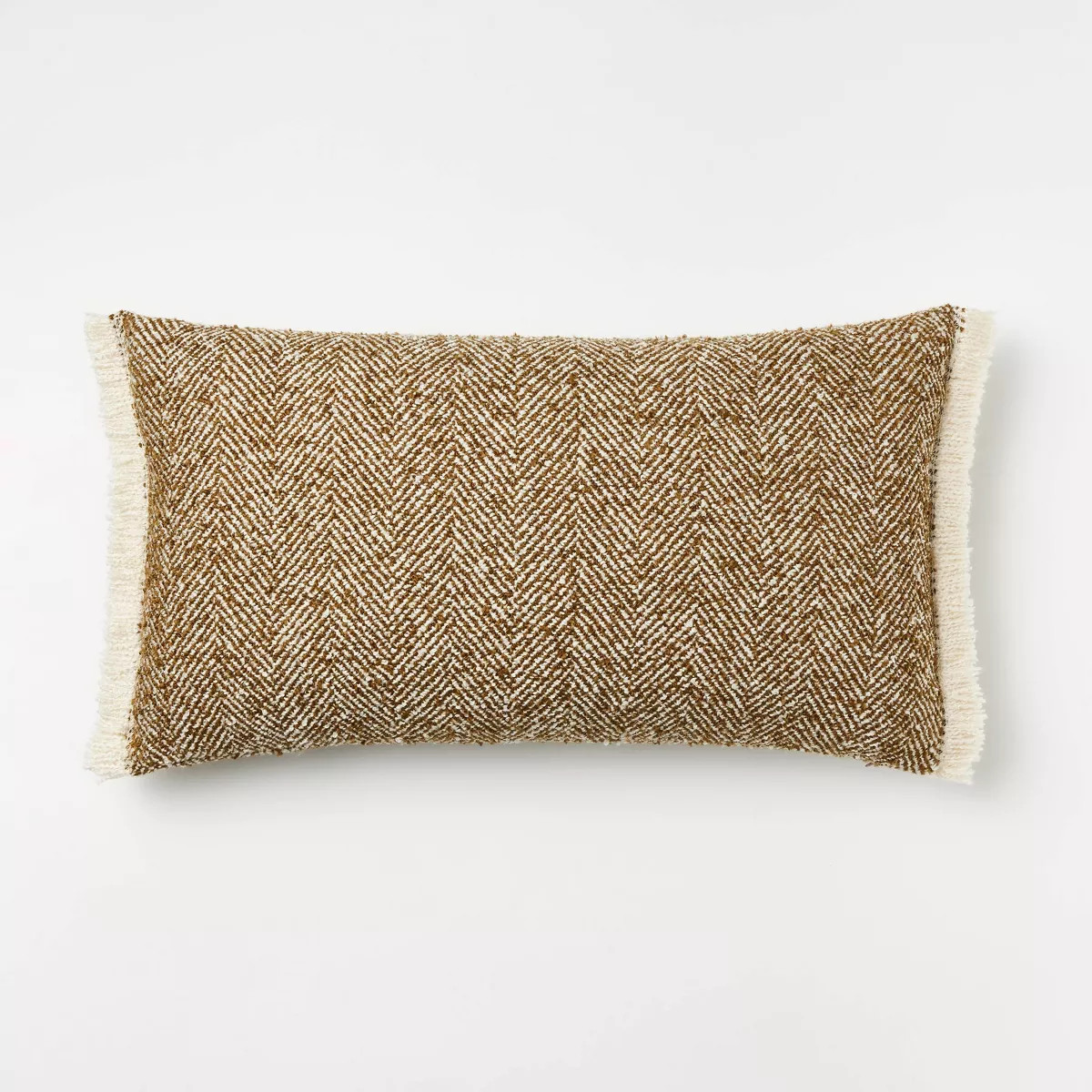 Herringbone with Frayed Edges Throw Pillow - Threshold™ designed with Studio McGee | Target