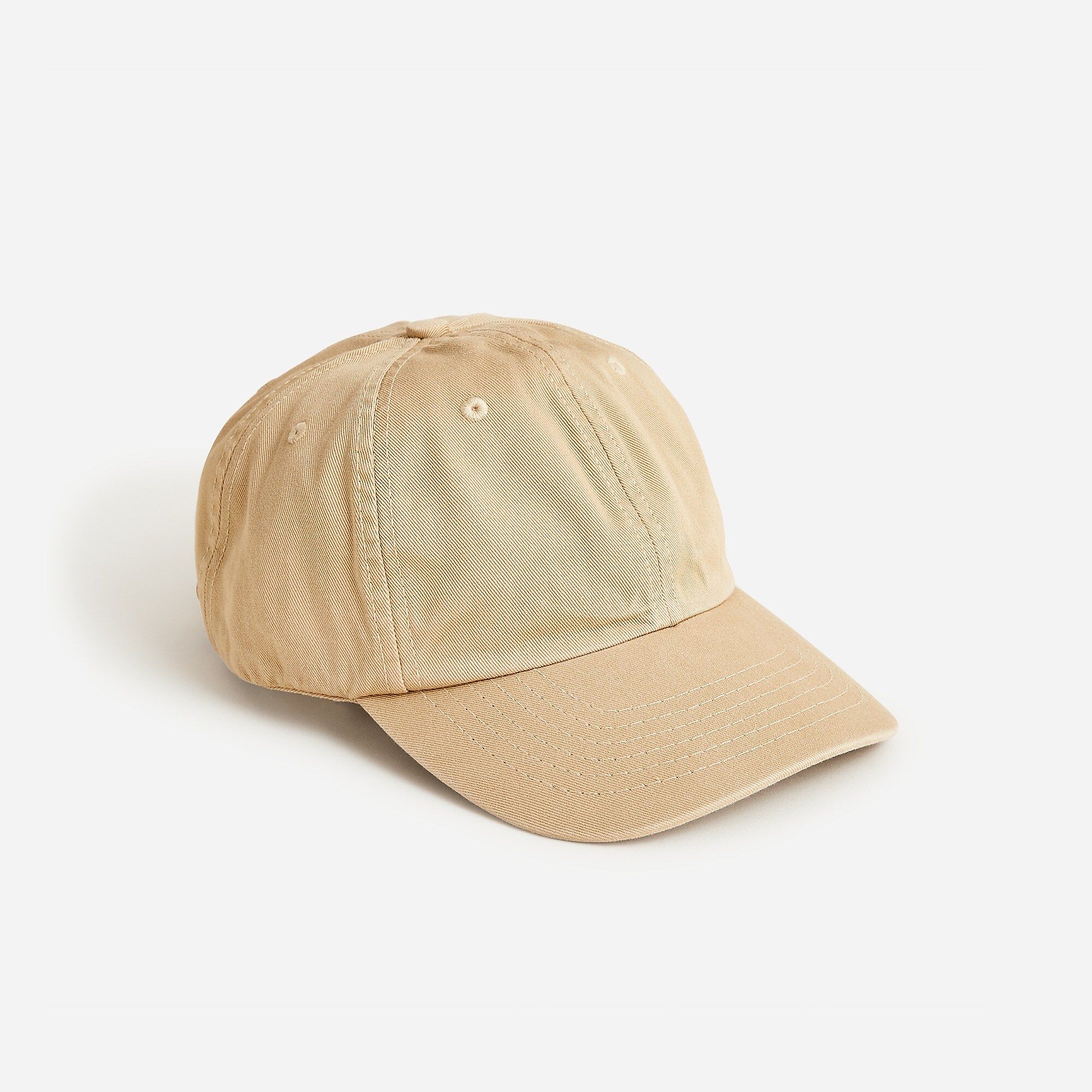 Made-in-the-USA garment-dyed twill baseball cap | J.Crew US