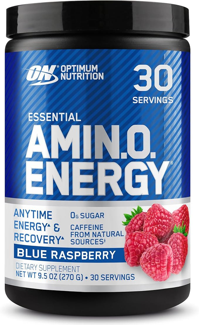Optimum Nutrition Amino Energy - Pre Workout with Green Tea, BCAA, Amino Acids, Keto Friendly, Gr... | Amazon (US)