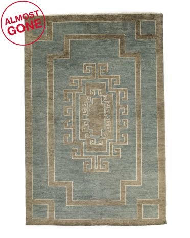 6x9 Hand Knotted Wool Rug | TJ Maxx