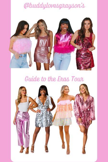 Here is everything you need to put together a show stopping outfit for The Eras Tour! BuddyLove Eras Tour Taylor Swift Concert Look Sequin Outfit 🪩💖🥂🌈

#LTKSeasonal #LTKstyletip #LTKFind