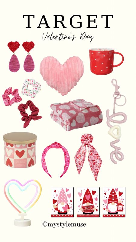 Are you ready for Valentine’s Day?🩷 Target is definitely SO ready! 

I found so many cute things that you can add to your list, for complete your outfits or your home decor💕😍

#LTKfindsunder50 #LTKhome #LTKGiftGuide
