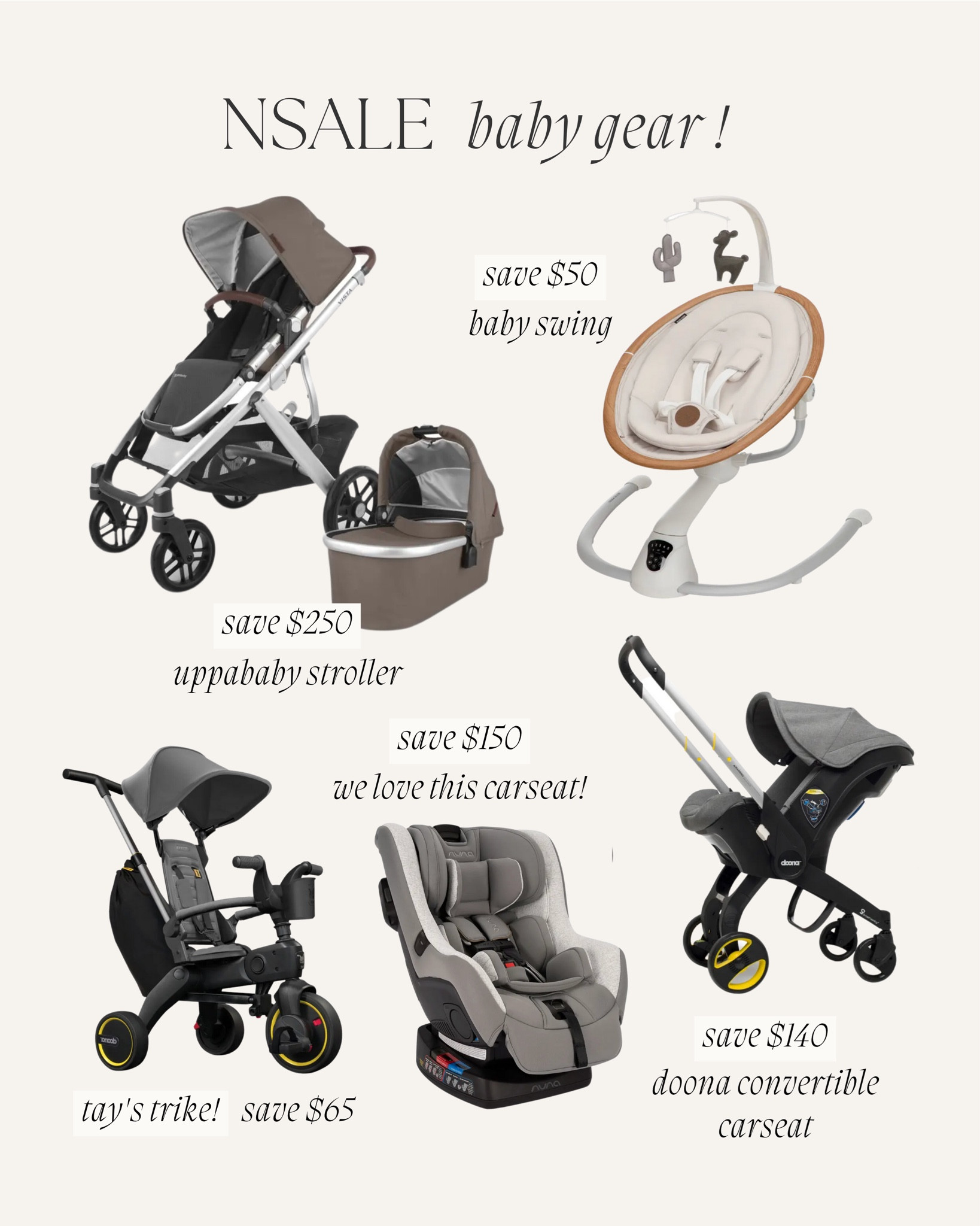 Baby gear on the Nordstrom sale - lot into your account online to access when you can shop! Sale opens to the public July 17th. We have this car seat for taya and love it!! Uppa baby stroller + maxi cosi baby swing. Great baby gear brands on sale!



#LTKbump #LTKxNSale #LTKbaby
