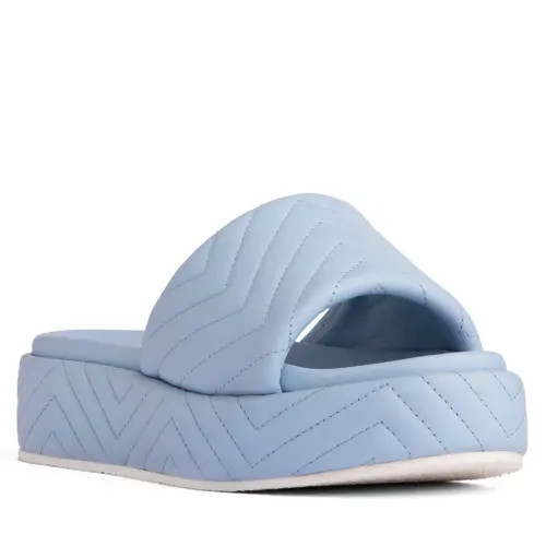 BEAUTIISOLES Deedee Platform Sandal in Blue at Nordstrom, Size 10 | Nordstrom