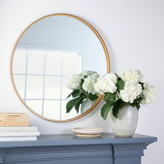 34" Round Decorative Wall Mirror - Threshold™ designed with Studio McGee | Target