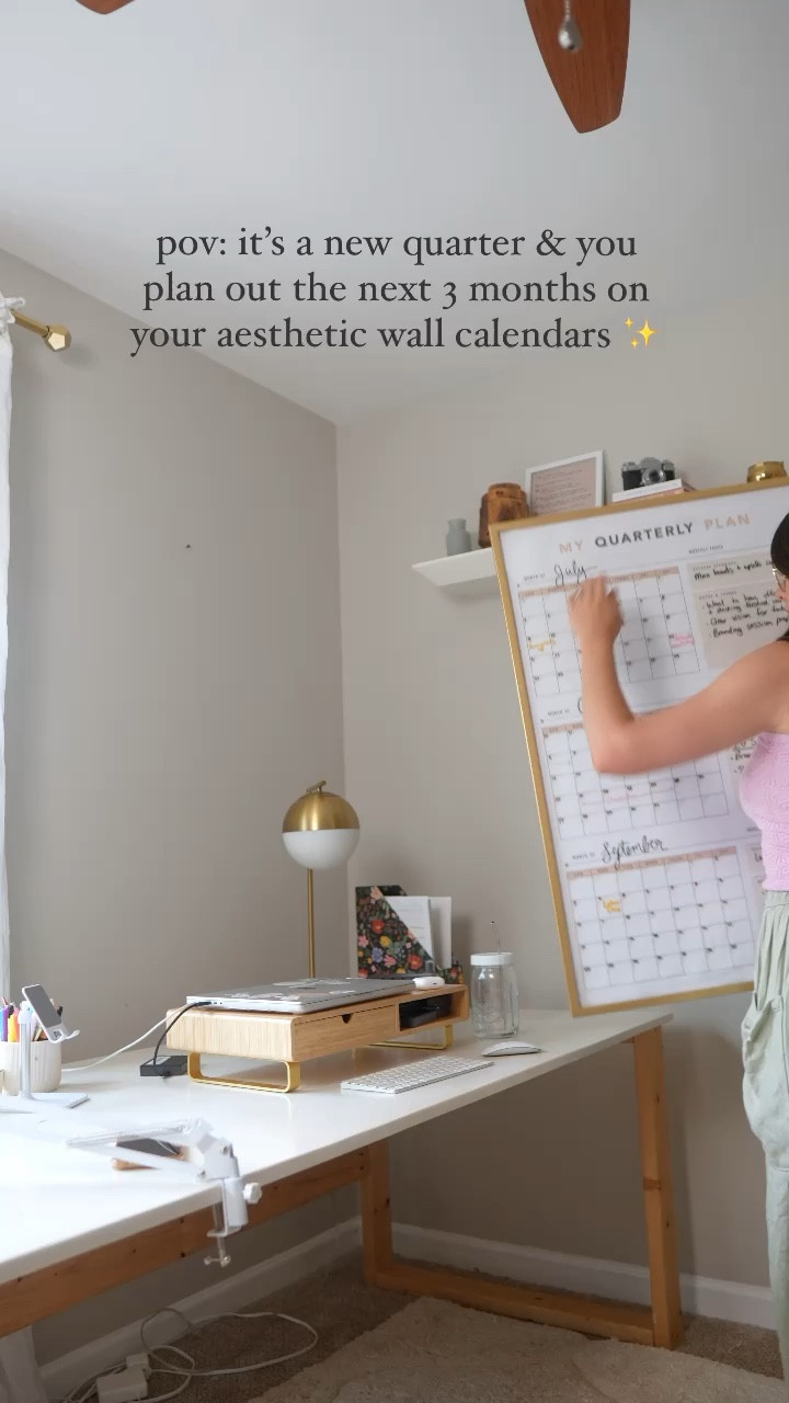 The best aesthetic wall calendars! Linked the frames & get WET erase markers so they don’t smudge! Calendars from Kat Schmoyer 

#LTKhome