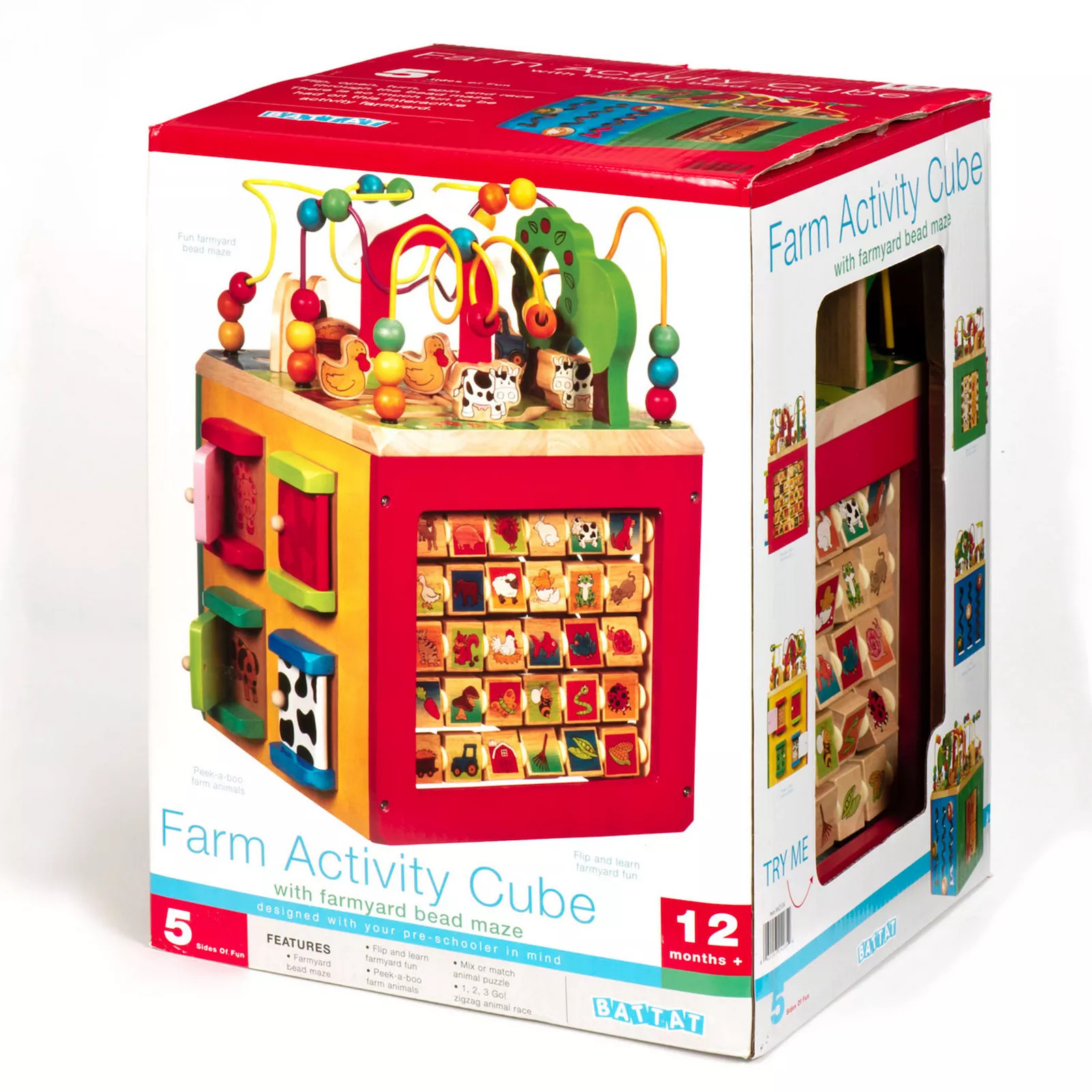 Battat Farm Activity Cube, Multicolor | Kohl's
