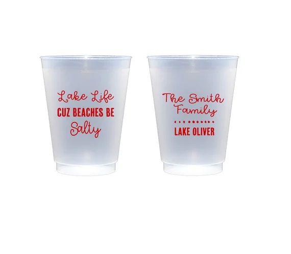 Lake Life Cups Life is Better at the Lake Lake Trip Cups | Etsy | Etsy (US)