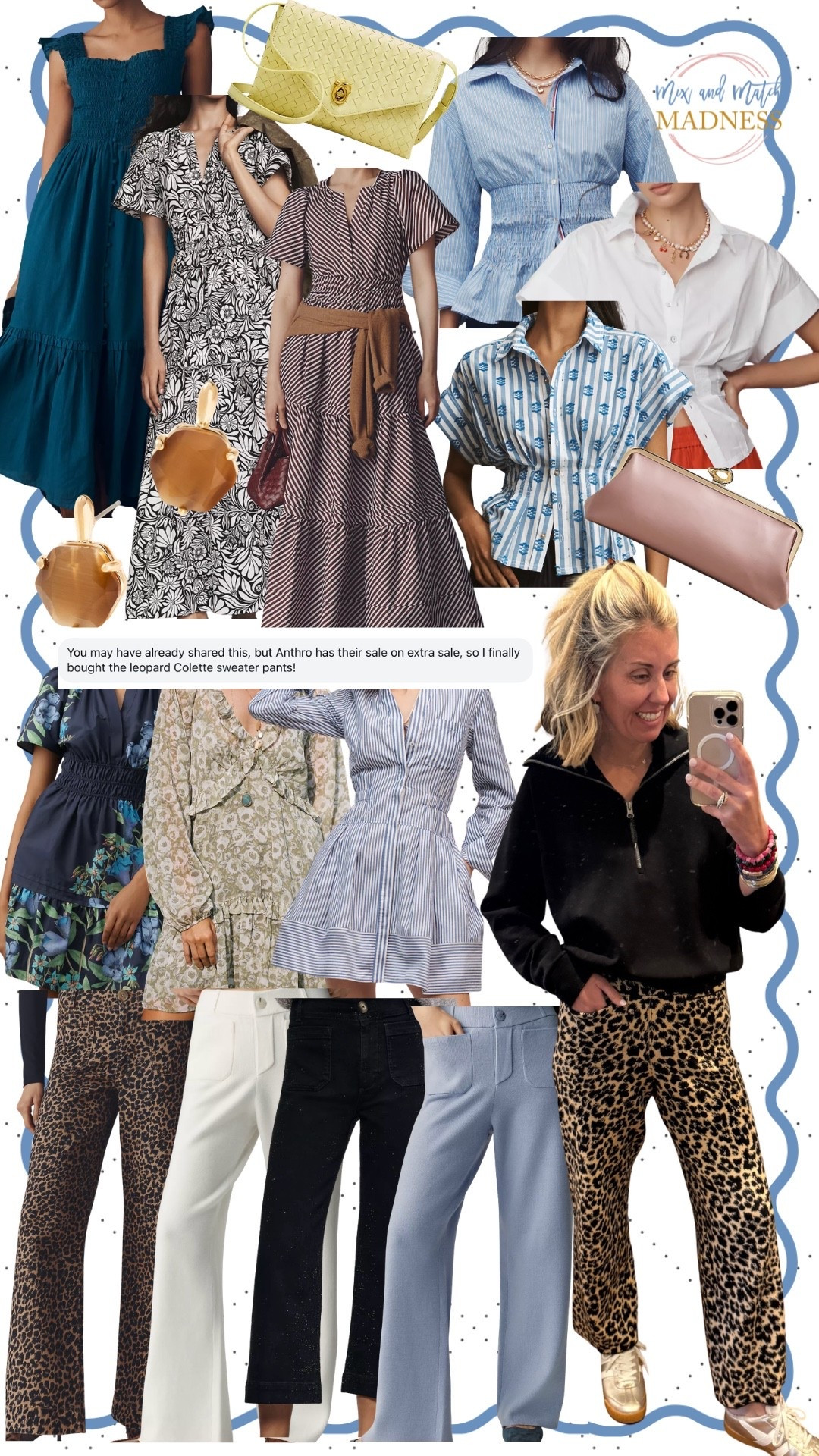  Anthro Extra 40% off sale NOW!! 
Y’all…my leopard Colette’s are now $54!!
Great selection of sale items going on! 

 