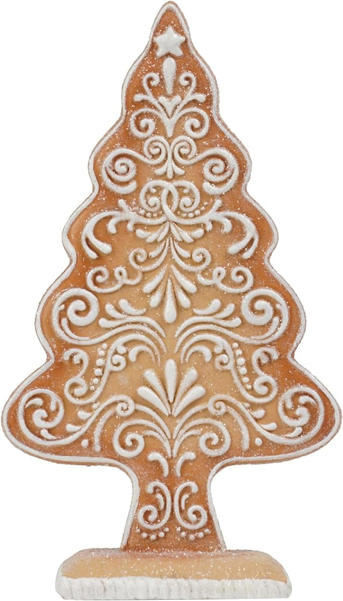 Braxio Christmas Tree Decorations Gingerbread Decor - Resin Gingerbread Xmas Tree Christmas Decor... | Amazon (US)