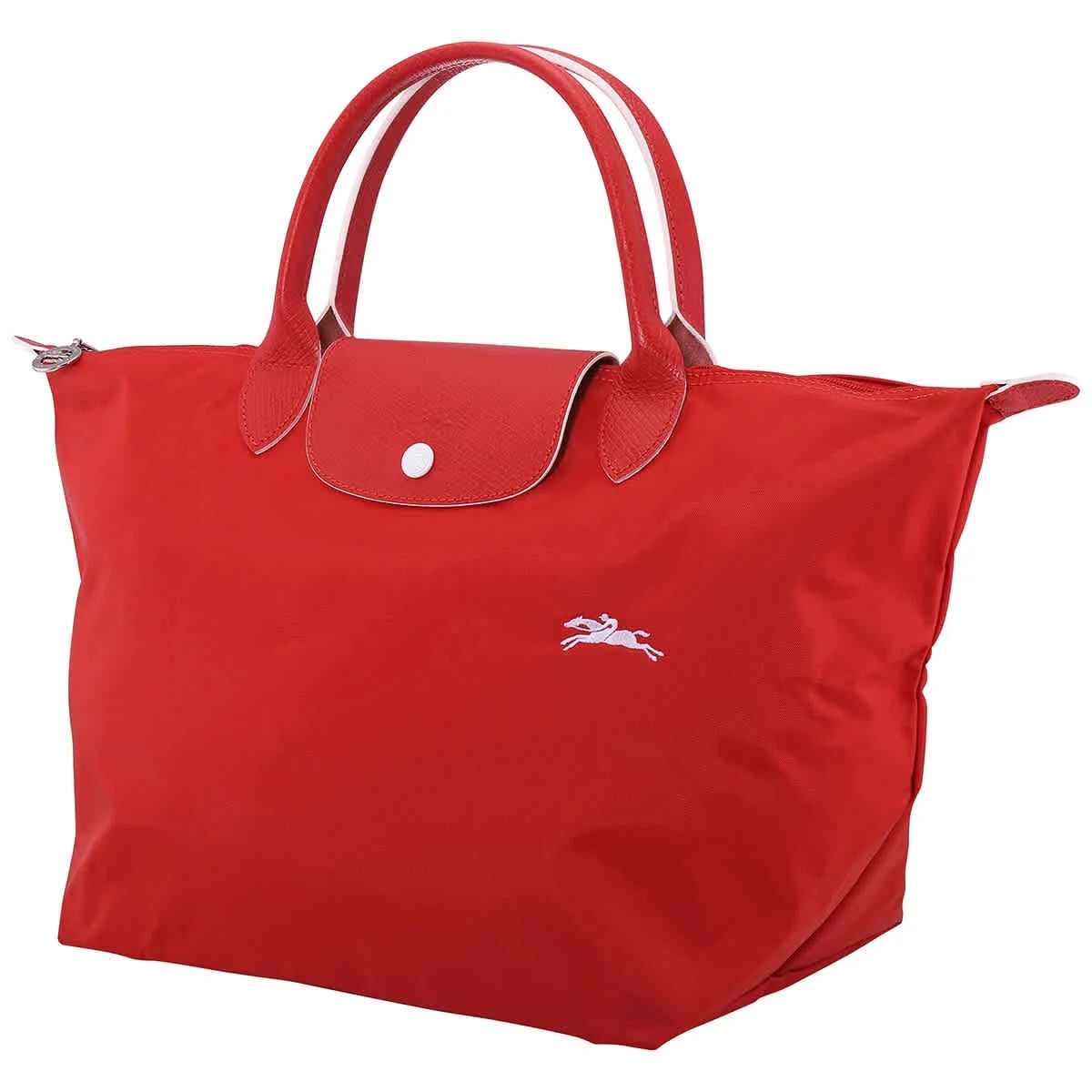 Longchamp Le Pliage Club Top Handle Bag M - Vermilion | Walmart (US)