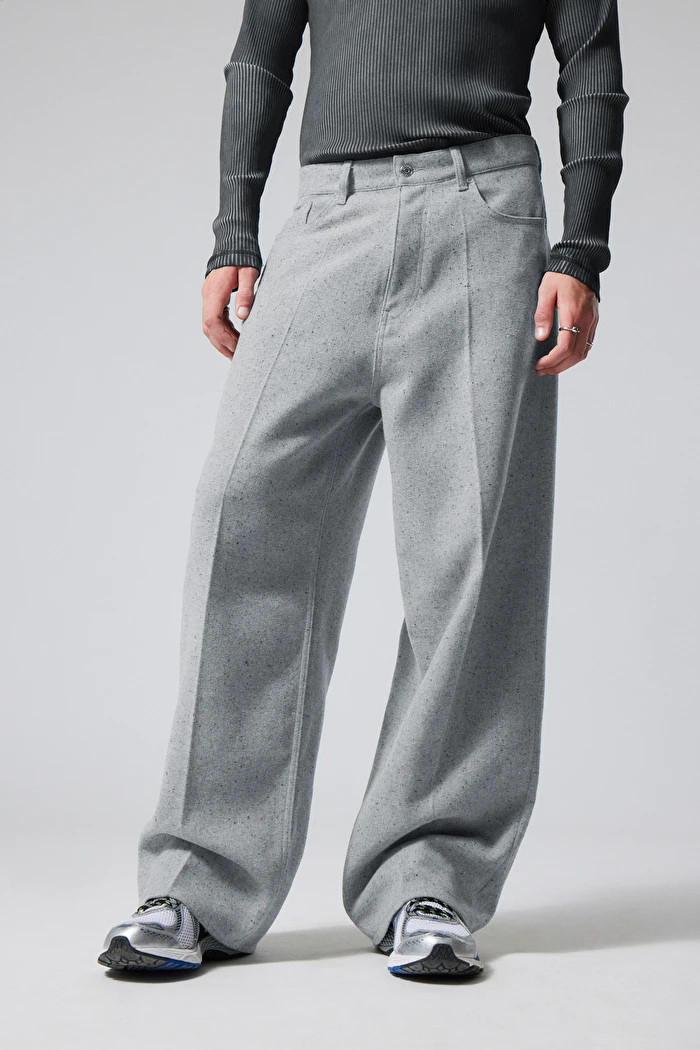Astro Baggy Suit Trousers | Weekday